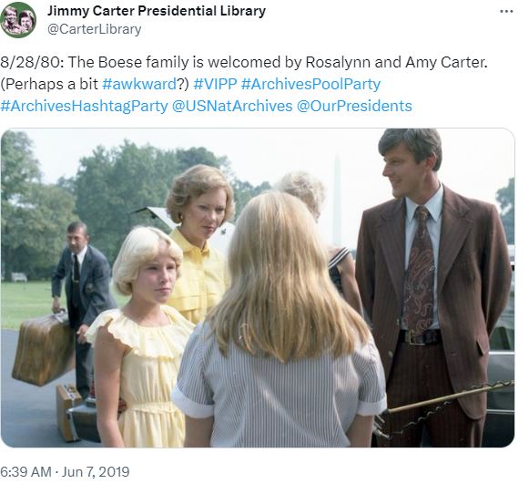 Jimmy Carter Tweet