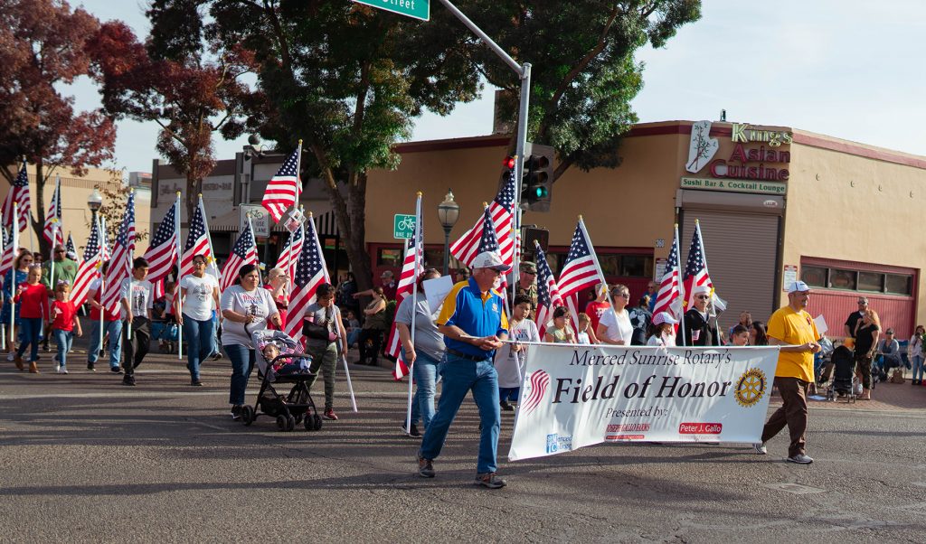 field of honor parade